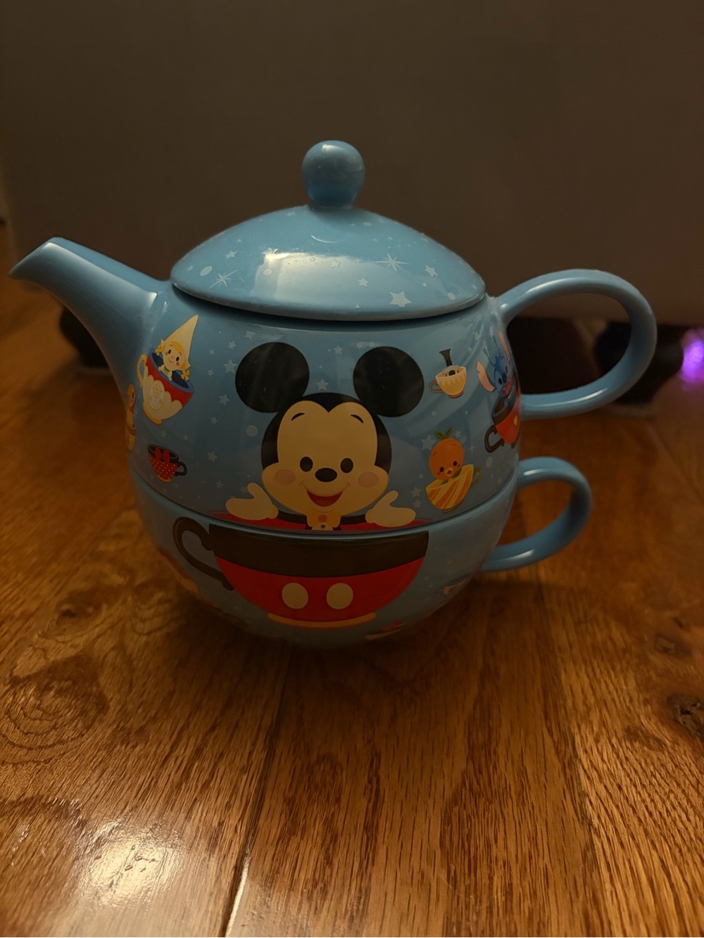 Magic Kingdom Tea Set - Stacked Teapot and Cup